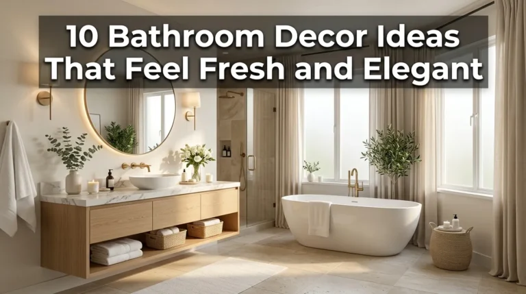 10 Bathroom Decor Ideas That Feel Fresh and Elegant