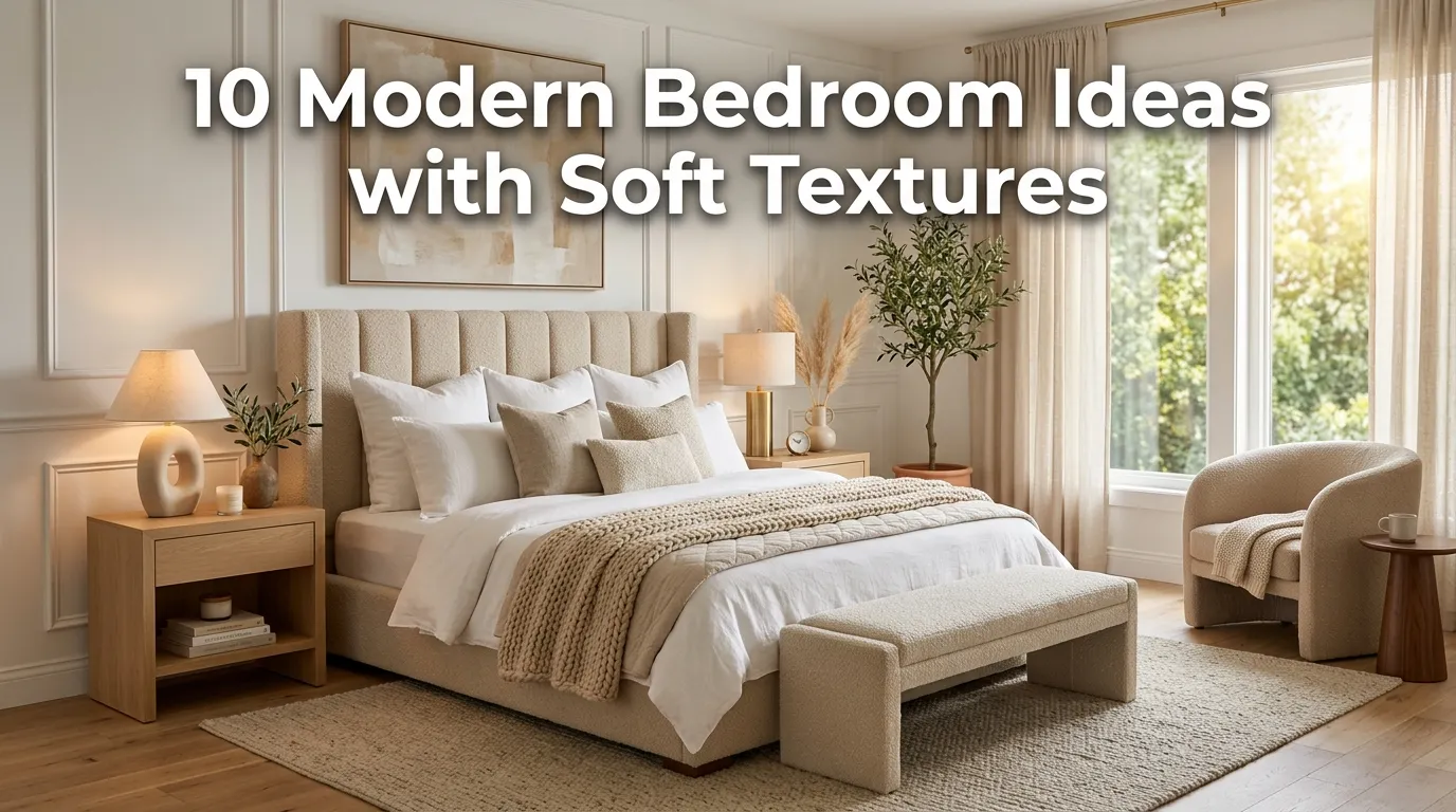 10 Modern Bedroom Ideas with Soft Textures