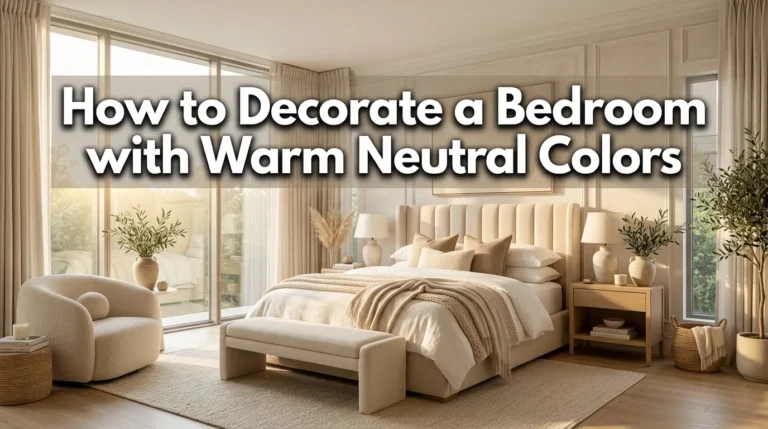 How to Decorate a Bedroom with Warm Neutral Colors