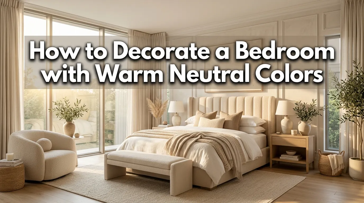 How to Decorate a Bedroom with Warm Neutral Colors