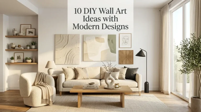 10 DIY Wall Art Ideas with Modern Designs