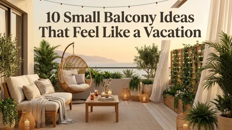 10 Small Balcony Ideas That Feel Like a Vacation