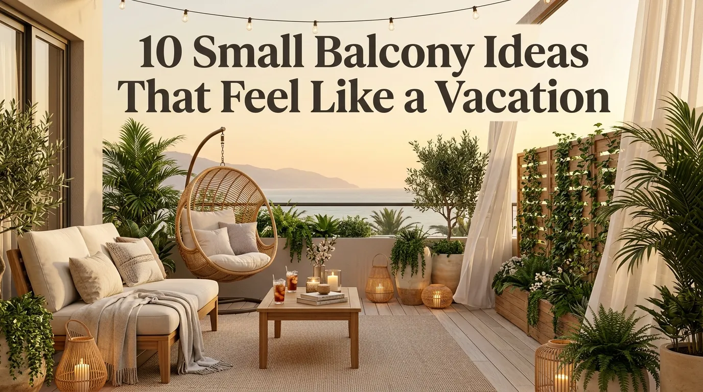 10 Small Balcony Ideas That Feel Like a Vacation