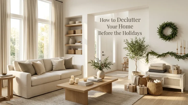 How to Declutter Your Home Before the Holidays